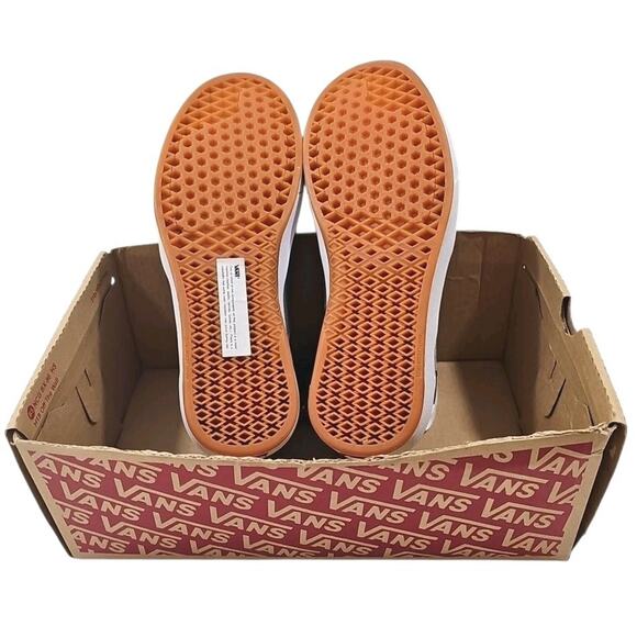 VANS ~Men's 7; Woman 8.5~ Berle Pro Pewter Gray Grey / Mango Mojito White NEW. - Picture 13 of 16